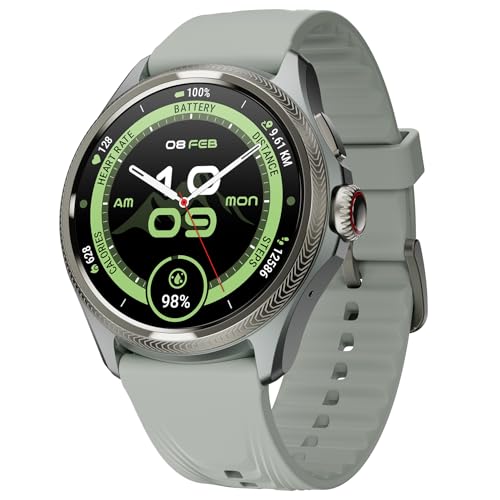 TicWatch Pro 5 Enduro Smartwatch Uomo 1,43" Android Wear OS, Batteria 90 Ore