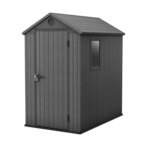 Keter Darwin 4x6 Casetta da Giardino Effetto Legno Naturale