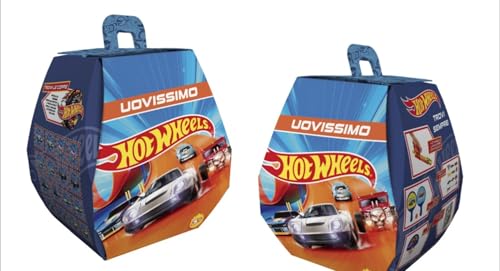 Hot Wheels Uovissimo Set Regalo di Pasqua con Lanciatore, Veicolo e Giochi