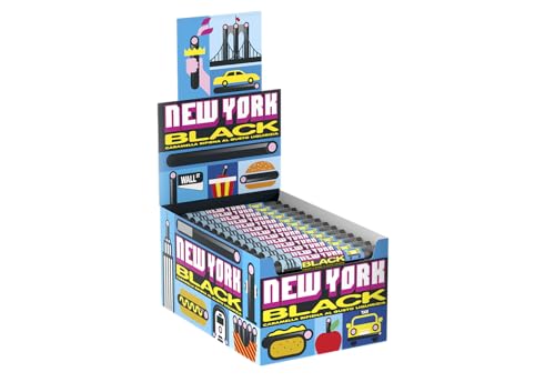 Gelco New York Black Caramelle Gommose Ripiene Gusto Liquirizia, 150 bastoncini monoporzione