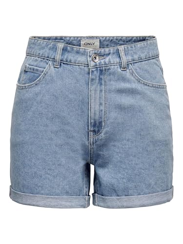 ONLVEGA Pantaloncini Donna Jeans Vita Alta