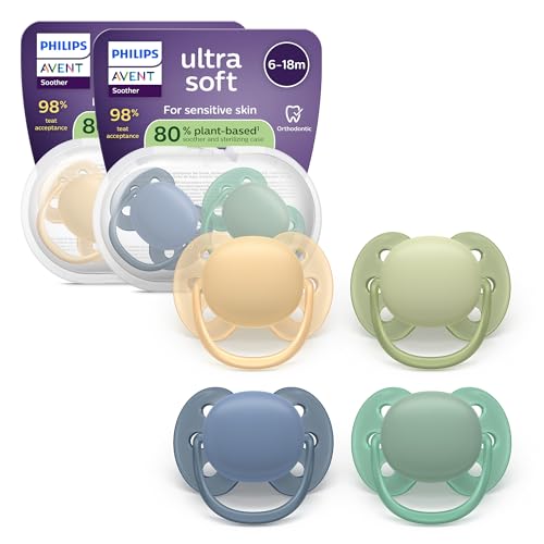 Philips Avent Chupetes Ultra Soft, 4 pezzi