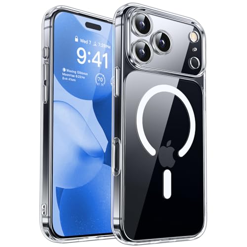 CANSHN Custodia Magnetica per iPhone 17 Pro, Compatibile MagSafe, Protezione Fotocamera