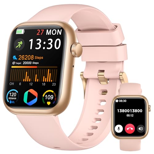 Smartwatch 1.83'' con Chiamata Bluetooth, Cardiofrequenzimetro, 120+ Sport, IP68