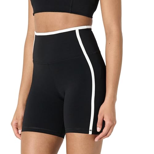 Amazon Essentials Pantaloncini da Ciclista Tecnici in FormFlex Morbidissimo, a Vita Alta Donna