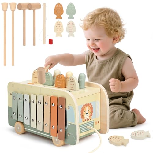 Vanplay 7 in 1 Strumenti Musicali Bambini Xilofono Montessori