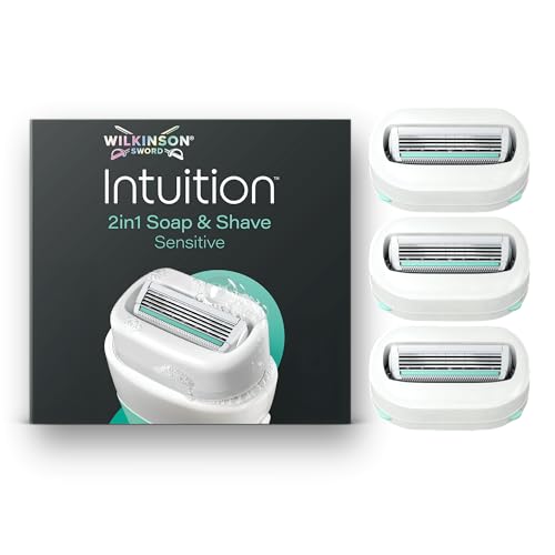 Wilkinson Sword Intuition 2in1 Soap & Shave 3 ricariche pelli sensibili