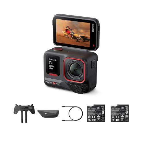 Insta360 Ace Pro 2, Action Camera con Sensore Leica 8K + due batterie incluse