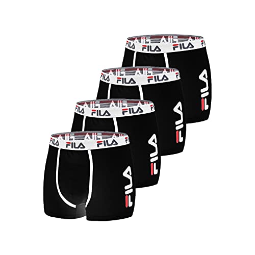 FILA Boxer Uomo Cotone, di di Nero, Taglie