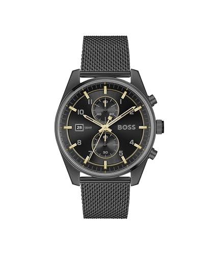 BOSS Orologio Cronografo al Quarzo da Uomo Collezione SKYTRAVELLER