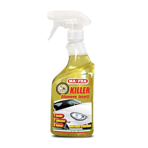 MAFRA Killer Detergente Spray per Auto 500ml, Elimina Insetti e Moscerini