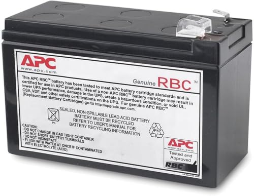 APC APCRBC110 Pacco Batterie Sostitutive per UPS BR550GI, BX700UI, BX700U-GR
