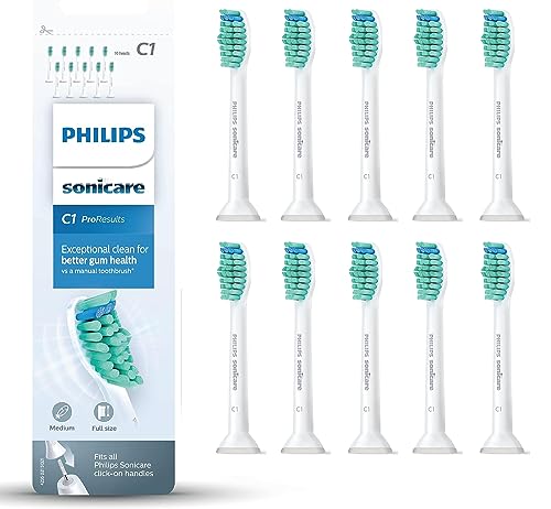 PHILIPS Sonicare C1 ProResults Testine HX6010/32, 10 Pezzi