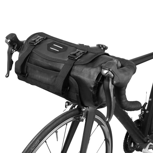 Lixada Borsa da Bicicletta Impermeabile 3-7L Regolabile, Nylon TPU, Manubrio