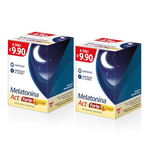 Melatonina Act + Forte 5 Complex, 180 compresse