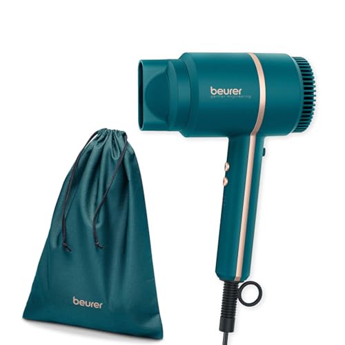 Beurer HC 35 Ocean Asciugacapelli Compatto con Ioni e Display LED