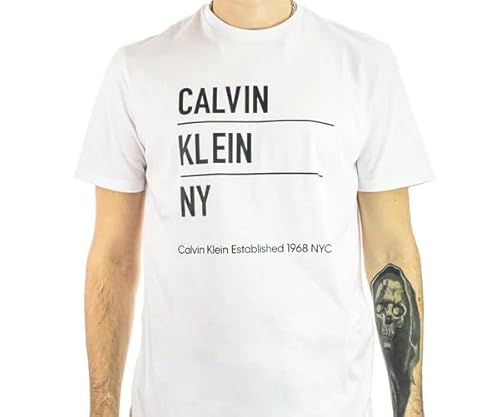 Calvin Klein Uomo T-Shirt Maniche Corte Graphic con Logo