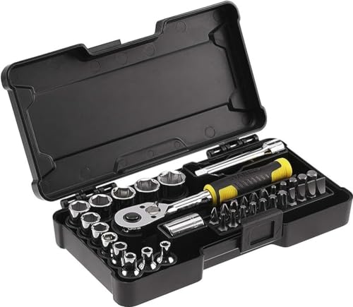STANLEY Set chiavi a bussola 1/4" compatto, 37 pezzi