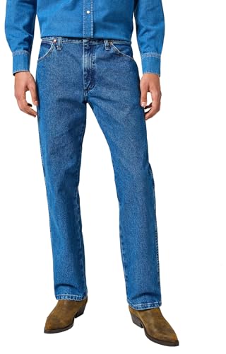 Wrangler 13MWZ Original Regular Bootcut Jeans Uomo StoneWashed