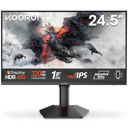 KOORUI G2511E Monitor Gaming 25" FHD 320Hz