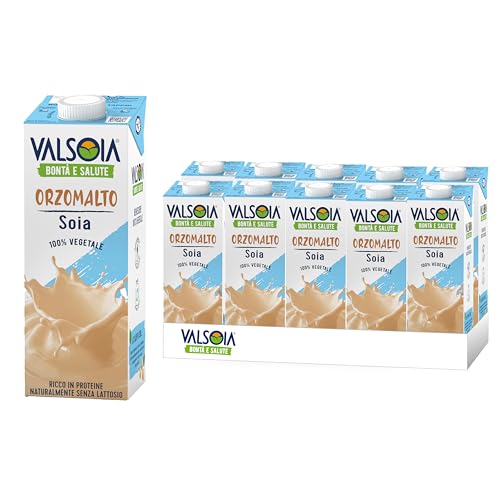 Valsoia Soyadrink Orzomalto Bevanda di Soia, 10x1000ml