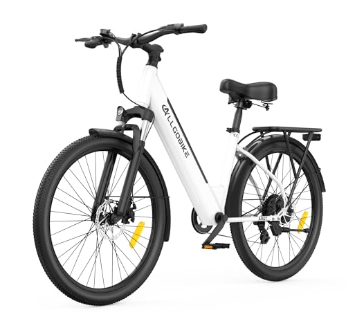 ZAZAWORK Bici Elettrica City 27.5"E-bike in ，con Batteria 36V15Ah e Autonomia 85km - Bicicletta a Pedalata Assistita Uomo Donna con Cambio 7 Velocità e Ammortizzatore per Urbana