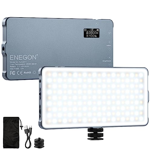 ENEGON Pannello LED Bicolore 4000mAh Ricaricabile USB
