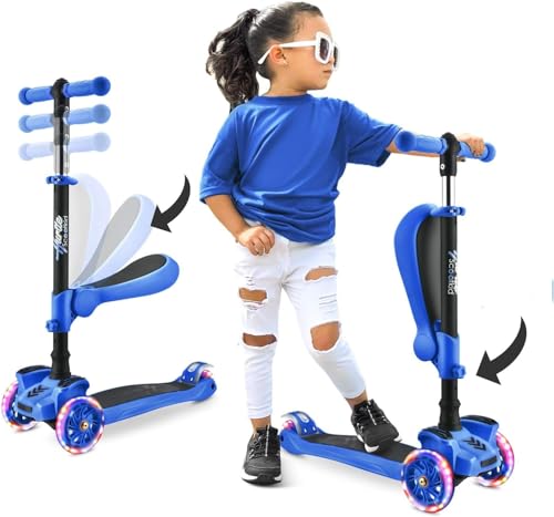 Hurtle Monopattino 3 Ruote Bambino con Sedile Ribaltabile