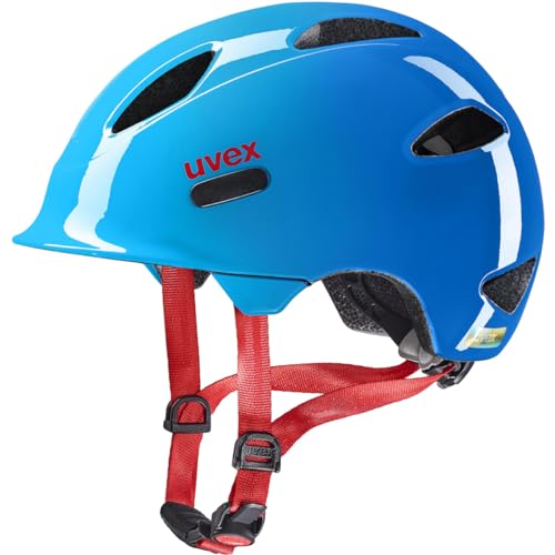 uvex OYO, Casco Infantil Ligero, Ajuste de Talla individualizado, luz LED Opcional