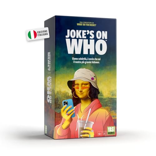 Rocco Giocattoli Yas Games Joke's On Who? Party Game in Italiano per Adulti