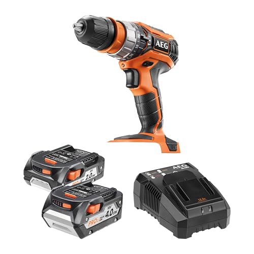 AEG Trapano a percussione 18V 2 batterie 4,0 Ah BSB18C2X-402C
