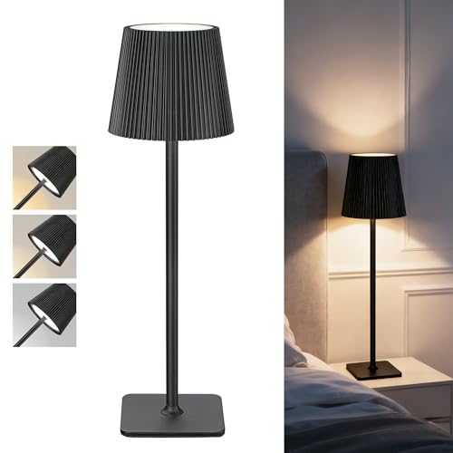 LuminexDesigns Lampada da Tavolo LED Ricaricabile con Controllo Touch