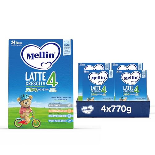 MELLIN 4 Latte di Crescita in Polvere, 3080g