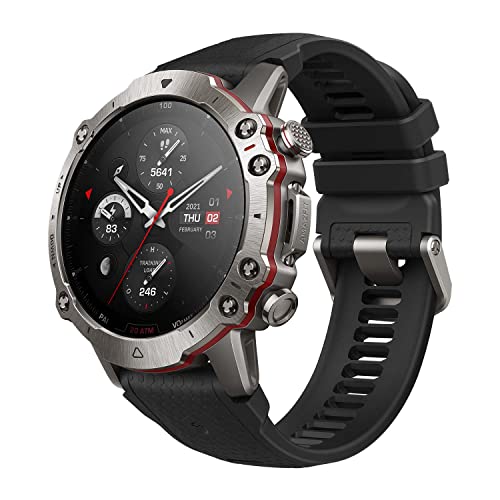 Amazit Falcon Smartwatch Titanio Zaffiro 20 ATM