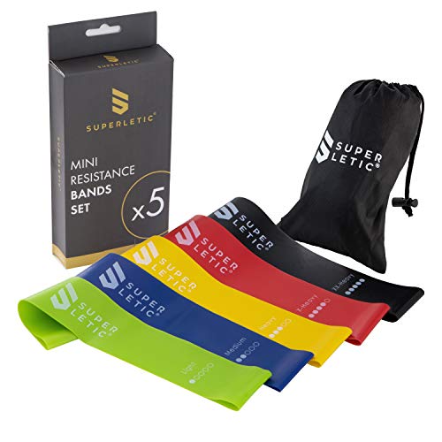 SUPERLETIC Mini Bande di Resistenza per Fitness