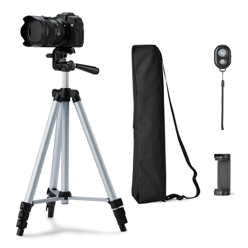 Amazon Basics Treppiede per Telefono e Fotocamera DSLR