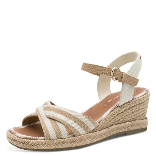Tamaris Sandalo con zeppa beige
