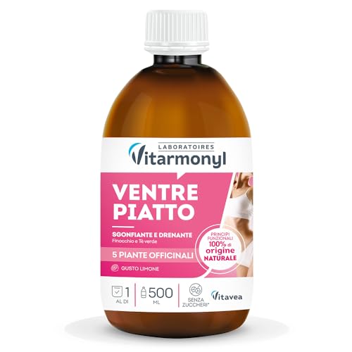 Vitarmonyl Ventre Piatto Drenante Thè Verde e Finocchio Detox 500 ml