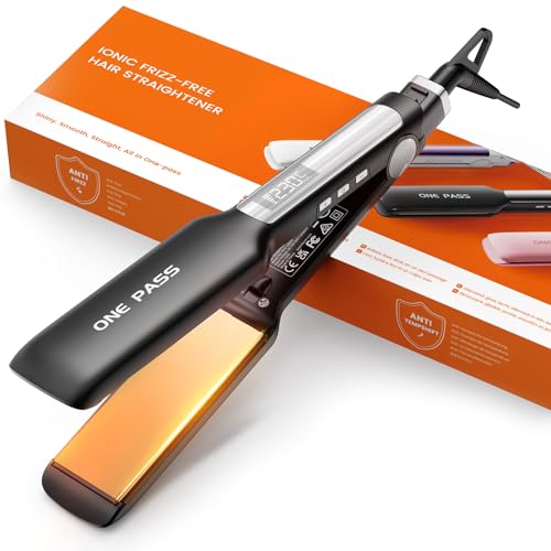 Piastra per Capelli Professionale Faszin, Titanio 42mm