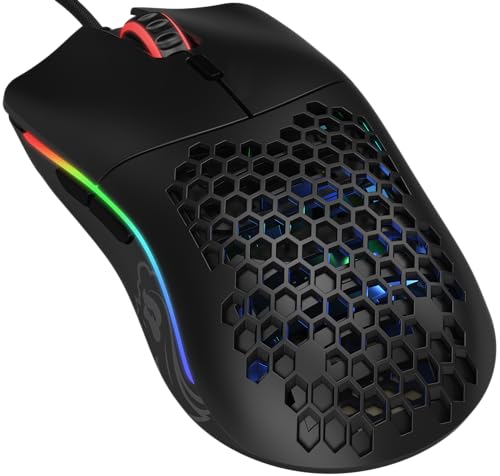 Glorious Model O Mouse Gaming Cablato Ottico Nero