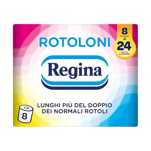 Rotoloni Regina Carta Igienica Doppio Velo, 8 Maxi Rotoli