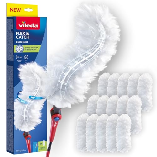 Vileda Flex&Catch kit catturapolvere con manico