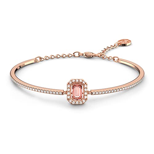 Swarovski Millenia Bracciale Rigido, Placcato in Tonalità con Cristalli e Ottagonale
