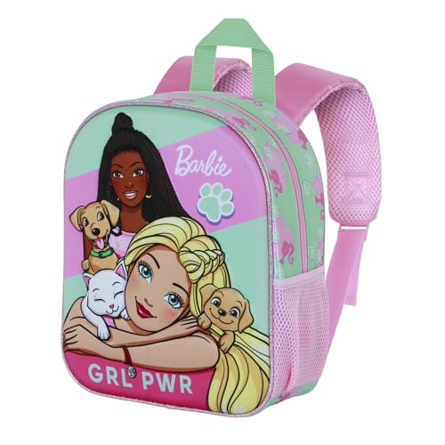 Karactermania Barbie Pets Zainetto 3D Elite, 7 L