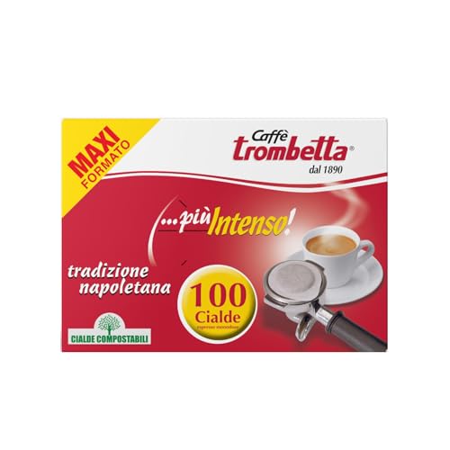 Caffè Trombetta Cialde ESE Più Intenso, 100 Cialde