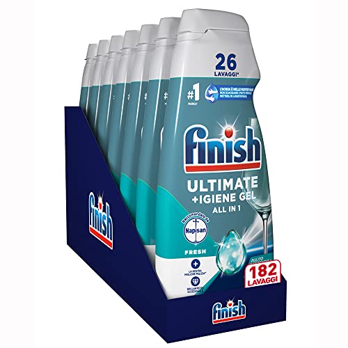 Finish Quantum + Igiene Gel Lavastoviglie, 182 Lavaggi, 7 confezioni