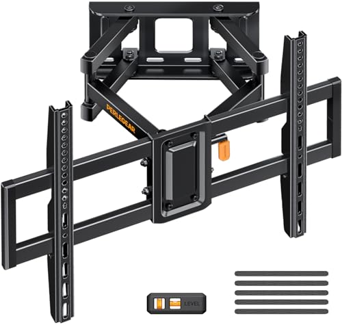 Perlegear Supporto TV Parete Girevole Inclinabile 37-82 Pollici