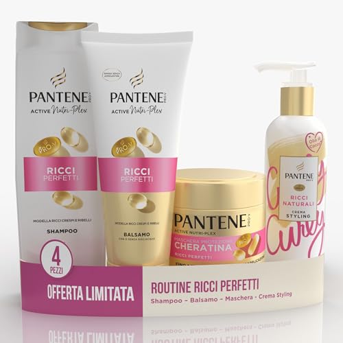 Pantene Pro-V Ricci Perfetti Set Capelli Ricci 4 Pezzi