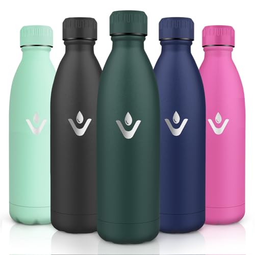 Motswedi Borraccia Termica 1 Litro Acciaio Inox Doppia Parete Senza BPA