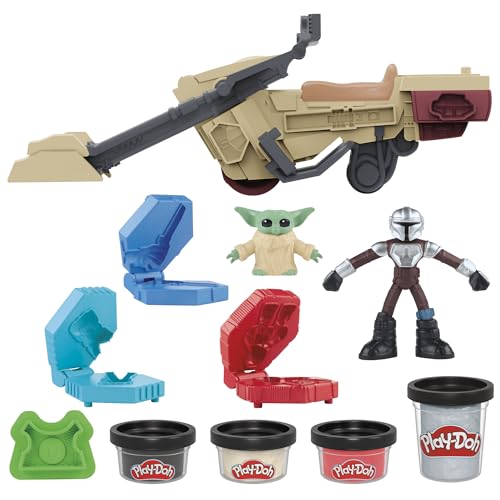 Play-Doh Star Wars Il Mandaloriano Playset Speeder di Lancio